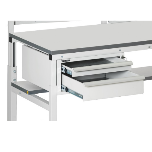 Suspended drawer units
