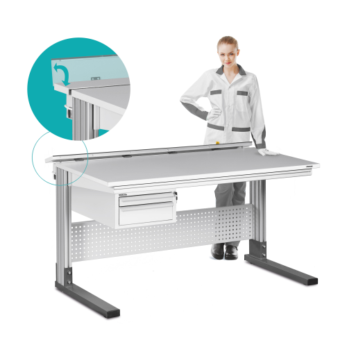 ALPHA UNIVERSAL ESD workbenches