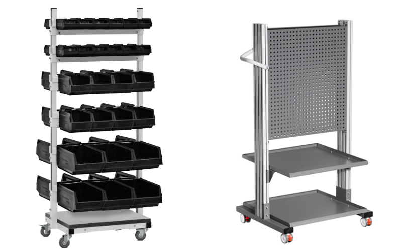 Movable trolleys